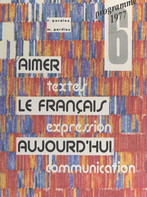 cover image of Aimer le français aujourd'hui